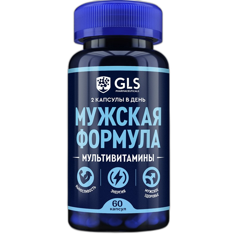 Мужская формула капс. (мужская сыла, энергия) 440мг №60 GLS
